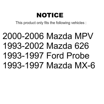 [Avant] Kit de Roulement de roue pour Mazda MPV 626 Ford Probe MX-6 K77-100002