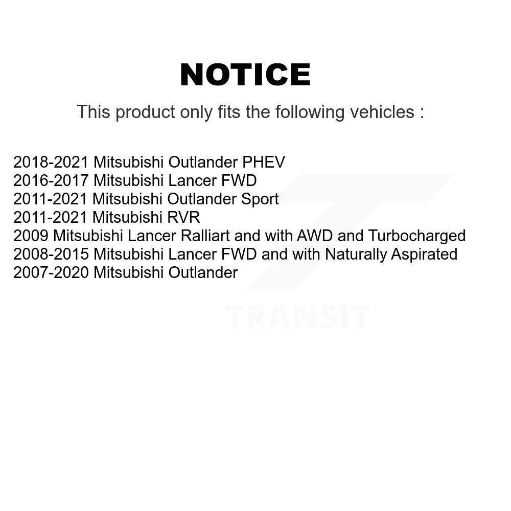 [Avant] Kit de Roulement de roue pour Mitsubishi Outlander Sport Lancer RVR K77-100031