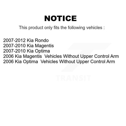 [Avant] Kit de Roulement de roue pour Kia Optima Rondo Magentis K77-100048