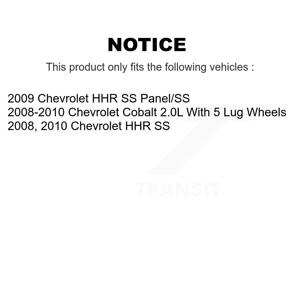 [Avant] Kit d'ensemble roulement de roue et moyeu pour Chevrolet Cobalt HHR K77-100111