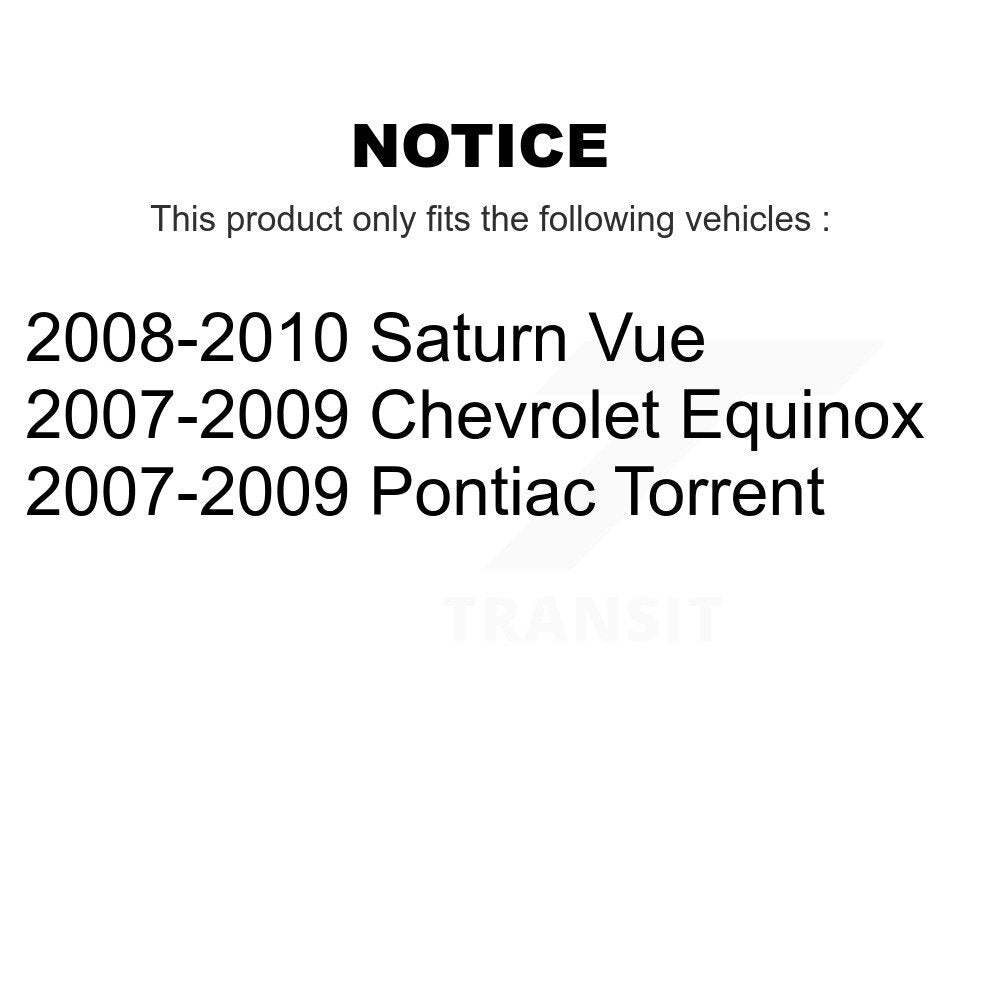 [Avant] Kit d'ensemble roulement de roue et moyeu pour Chevrolet Equinox Saturn Vue Pontiac Torrent K77-100131