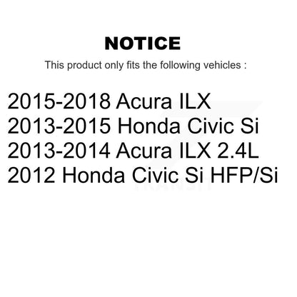 [Avant] Kit de Roulement de roue pour Honda Civic Acura ILX K77-100457