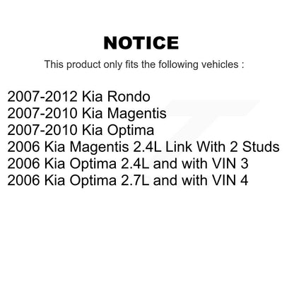 [Avant] Kit de Roulement de roue pour Kia Optima Rondo Magentis K77-100479