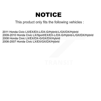 [Avant] Kit de Roulement de roue pour Honda Civic K77-100571