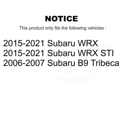 [Avant] Ensemble roulement de roue et moyeu pour Subaru WRX STI B9 Tribeca K77-100658
