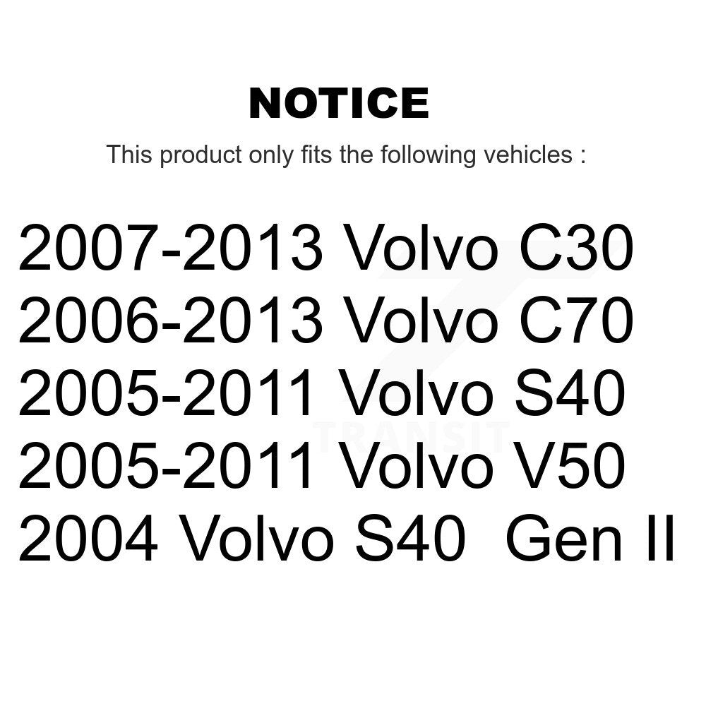 [Avant] Ensemble roulement de roue et moyeu pour Volvo S40 C30 V50 C70 K77-100684