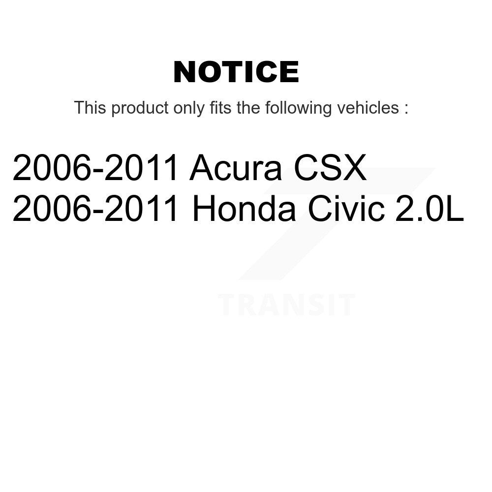[Avant Gauche] Roulement de roue pour 2006-2011 Honda Civic Acura CSX K77-100779
