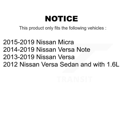 [Avant Droite] Ensemble roulement de roue et moyeu pour Nissan Micra Versa Note K77-100843