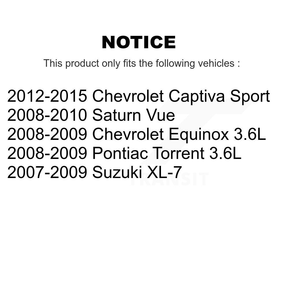 [Avant Gauche] Ensemble roulement de roue et moyeu pour Chevrolet Equinox Pontiac Torrent Saturn K77-100884