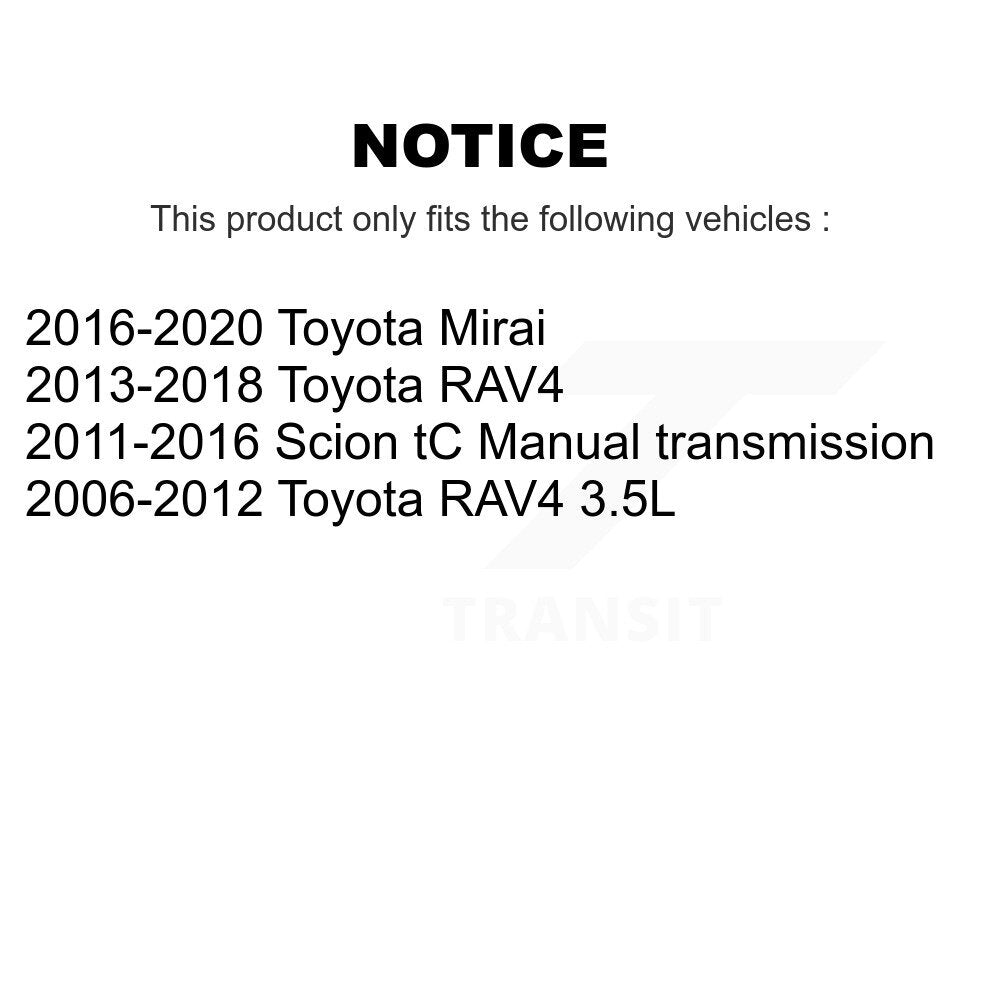 [Avant] Ensemble roulement de roue et moyeu pour Toyota RAV4 Scion tC Mirai K77-100902