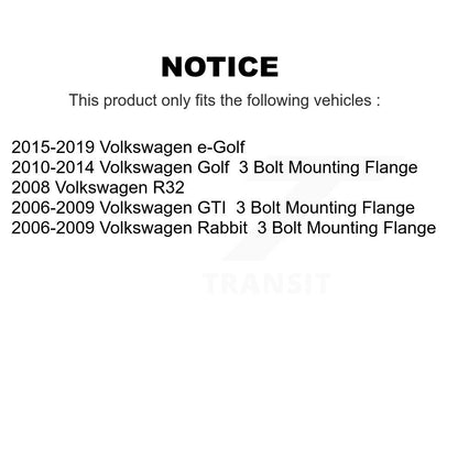 [Avant Gauche] Ensemble roulement de roue et moyeu pour Volkswagen Golf Rabbit GTI e-Golf R32 K77-100986