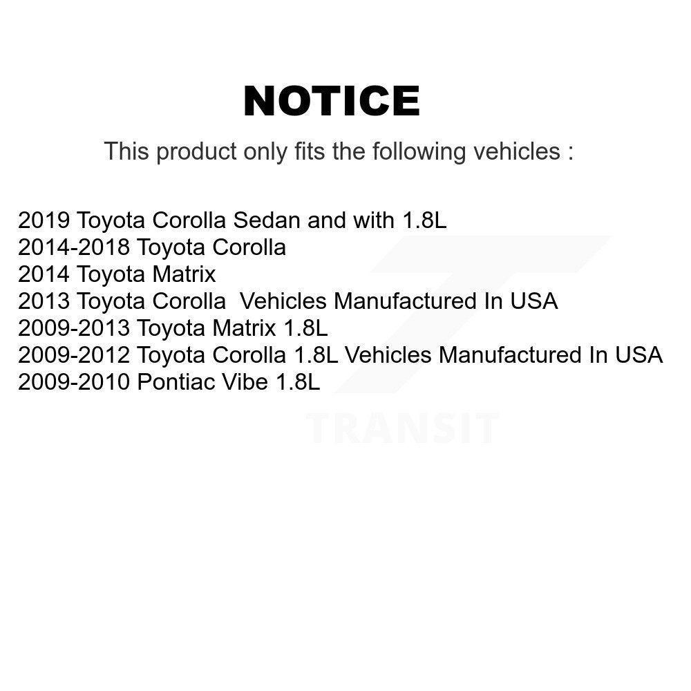 [Avant] Roulement de roue pour Toyota Corolla Matrix Pontiac K77-101165
