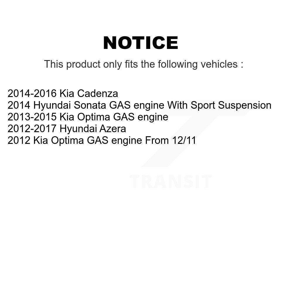 [Avant Droite] Roulement de roue pour Kia Optima Hyundai Sonata K77-101188