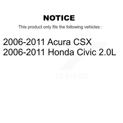 [Avant Droite] Roulement de roue pour Honda Civic Acura CSX K77-101298