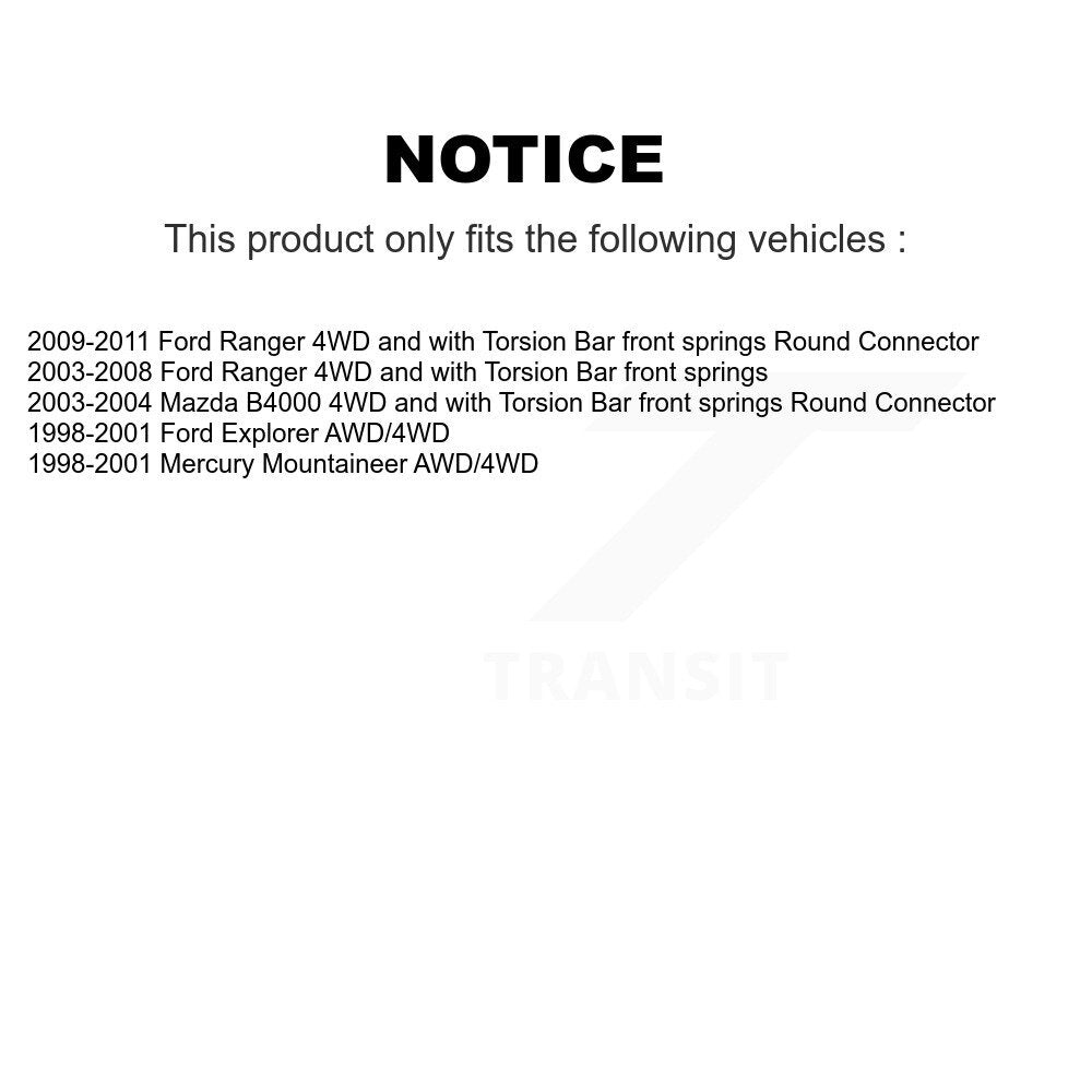 [Avant Droite] Ensemble roulement de roue et moyeu pour Ford Ranger Mazda K77-101559
