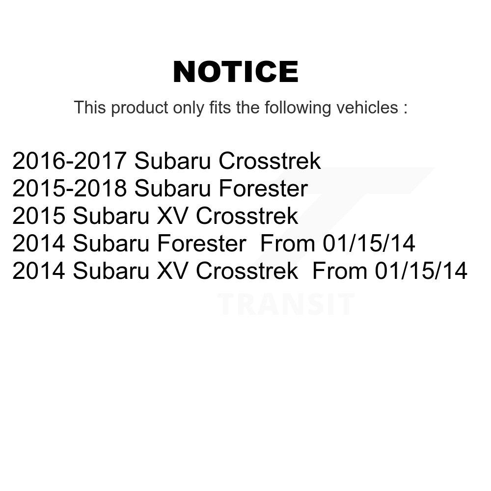 [Avant] Ensemble roulement de roue et moyeu pour Subaru Forester XV Crosstrek K77-101688
