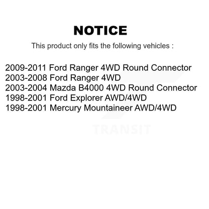 [Avant] Ensemble roulement de roue et moyeu pour Ford Ranger Explorer Mazda K77-101697