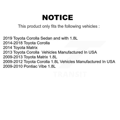 [Avant] Roulement de roue pour Toyota Corolla Matrix Pontiac K77-101829