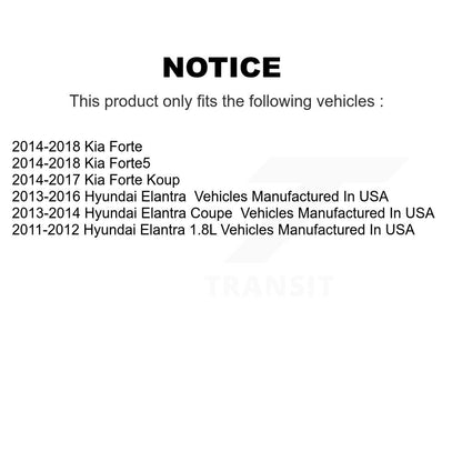 [Avant] Roulement de roue pour Hyundai Elantra Kia Forte Forte5 Coupe Koup K77-101847