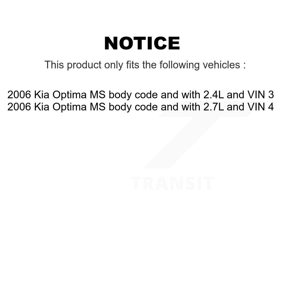 [Avant] Roulement de roue pour Kia Optima K77-101863