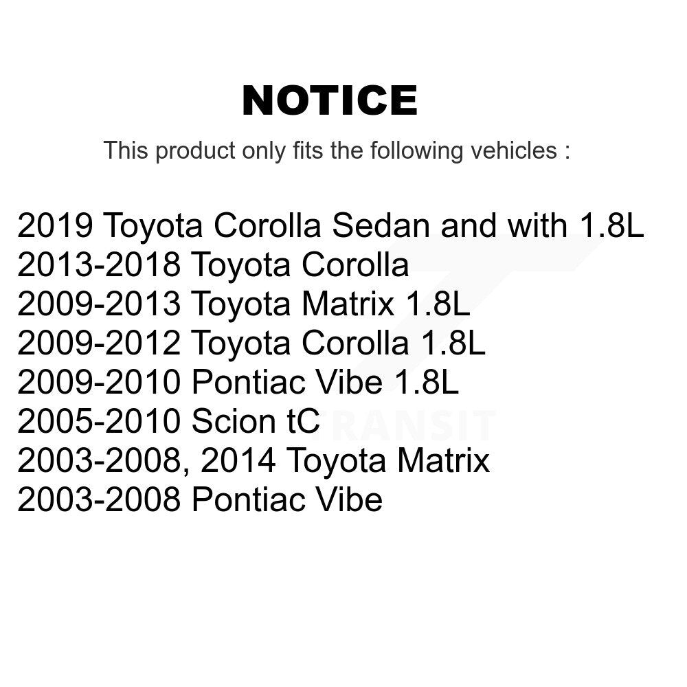 [Avant] Roulement de roue pour Toyota Corolla Matrix Pontiac Vibe Scion tC K77-101872
