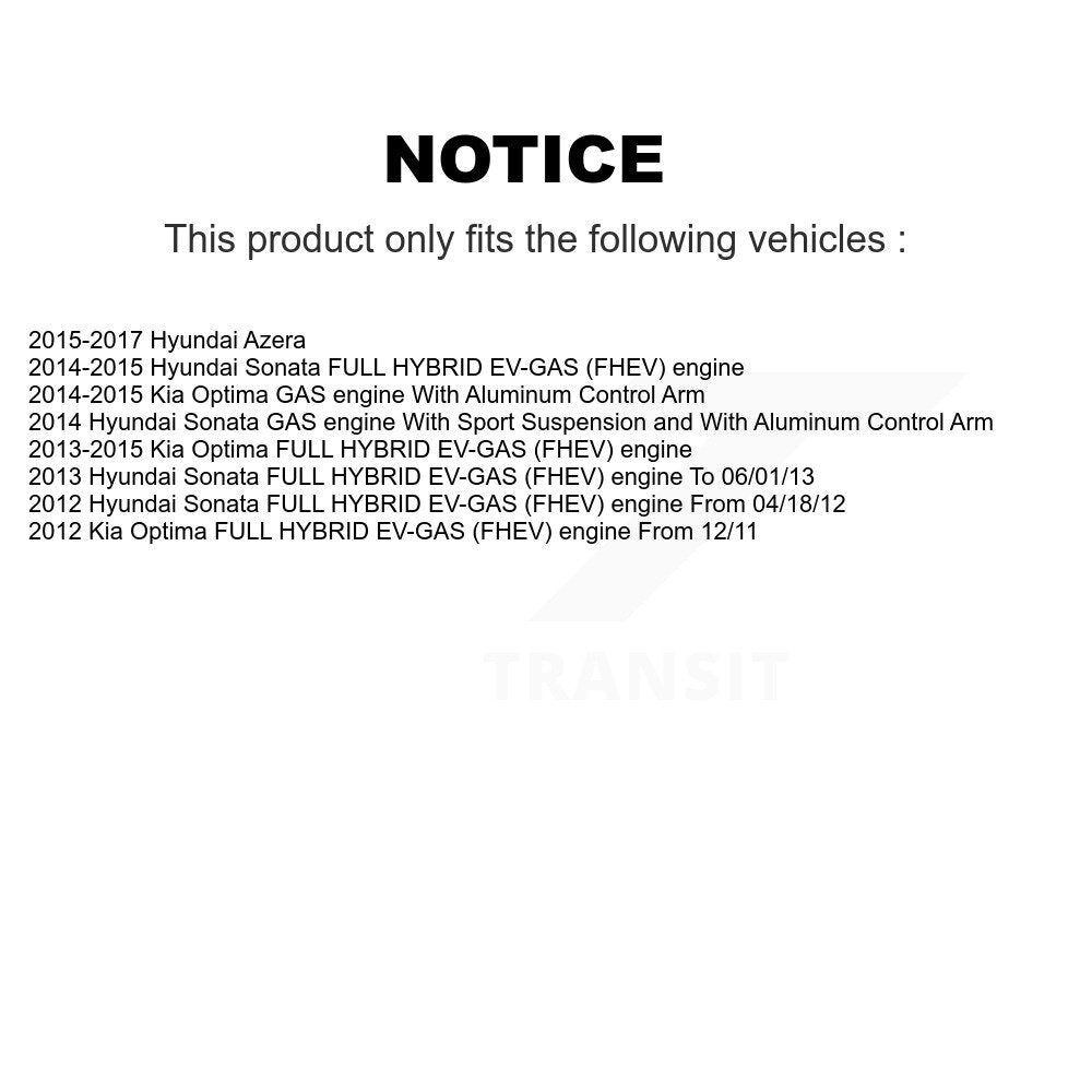 [Avant] Roulement de roue pour Hyundai Sonata Kia Optima Azera K77-101989