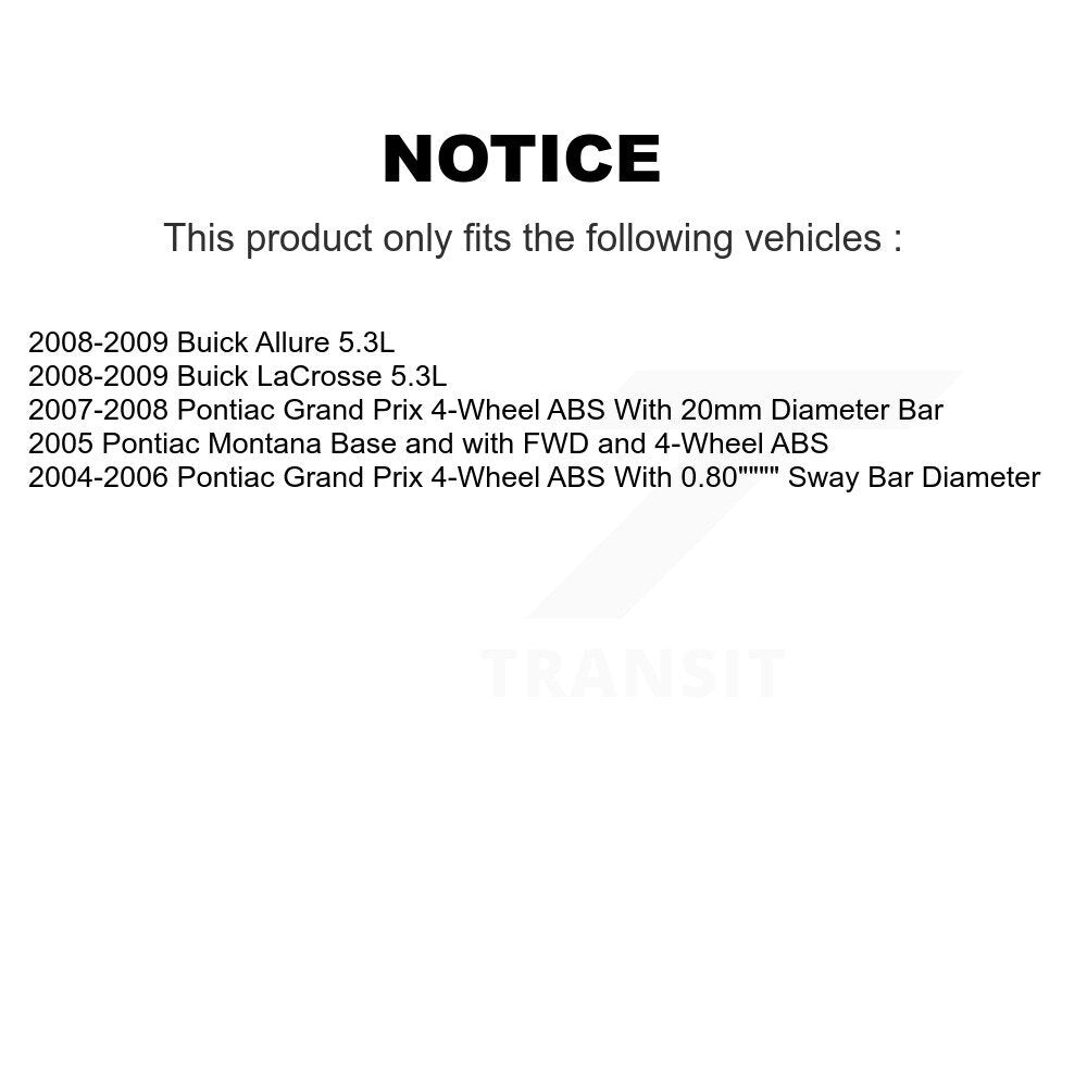 [Avant] Ensemble roulement de roue et moyeu pour Pontiac Grand Prix Buick LaCrosse Montana K77-102299