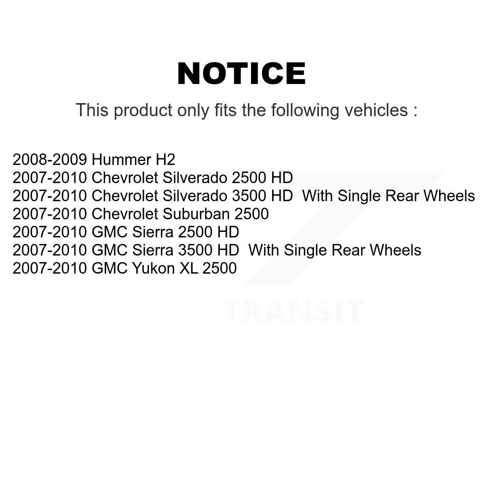 [Avant] Ensemble roulement de roue et moyeu pour Chevrolet GMC Sierra 2500 K77-102376