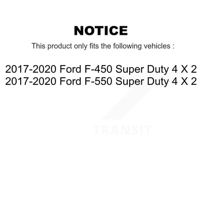 [Avant] Ensemble roulement de roue et moyeu pour 2017-2020 Ford F-450 Super Duty F-550 4 X 2 K77-102496