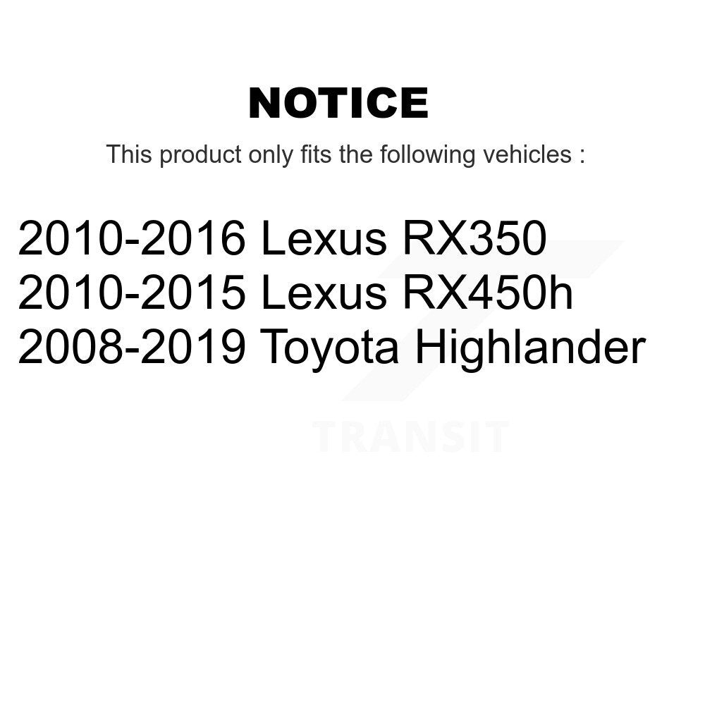 [Avant] Roulement de roue pour Toyota Highlander Lexus RX350 RX450h K77-102624