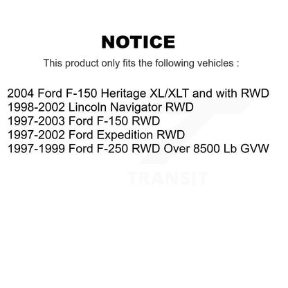 [Avant] Kit d'amortisseur de suspension pour Ford F-150 Expedition Lincoln Navigator Heritage F-250 K78-100061
