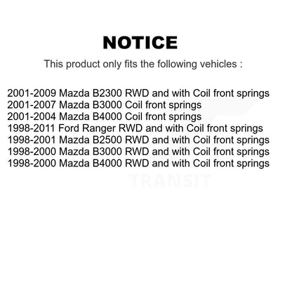 [Avant] Kit d'amortisseur de suspension pour Ford Ranger Mazda B3000 B2500 B2300 B4000 K78-100066