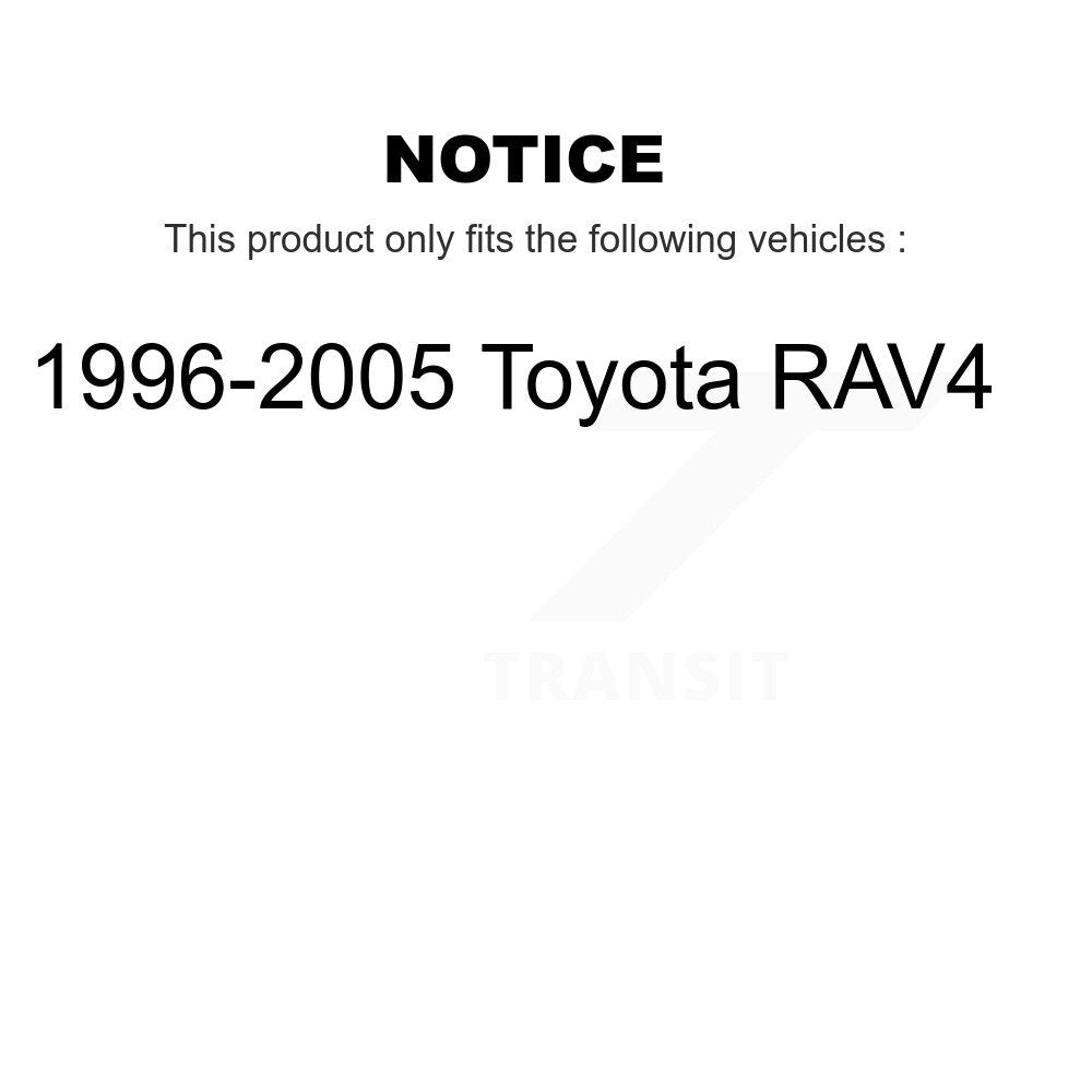 [Arrière] Kit d'amortisseur de suspension pour 1996-2005 Toyota RAV4 K78-100278