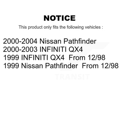 [Arrière] Kit d'amortisseur de suspension pour Nissan Pathfinder INFINITI QX4 K78-100280