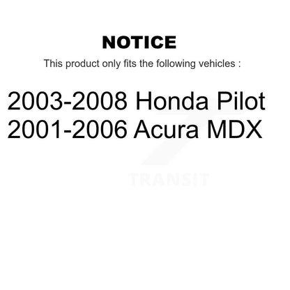 [Arrière] Kit d'amortisseur de suspension pour Honda Pilot Acura MDX K78-100289