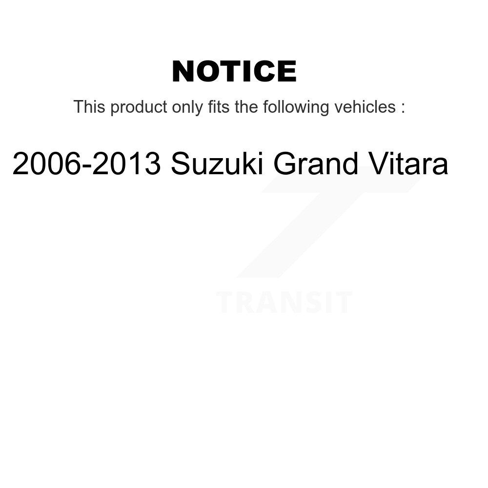 [Arrière] Kit d'amortisseur de suspension pour 2006-2013 Suzuki Grand Vitara K78-100301