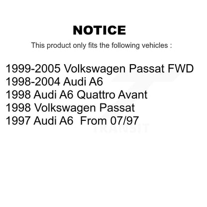 [Arrière] Kit d'amortisseur de suspension pour Volkswagen Passat Audi A6 Quattro K78-100310