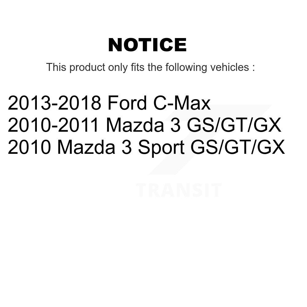 [Arrière] Kit d'amortisseur de suspension pour Mazda 3 Ford C-Max Sport K78-100336