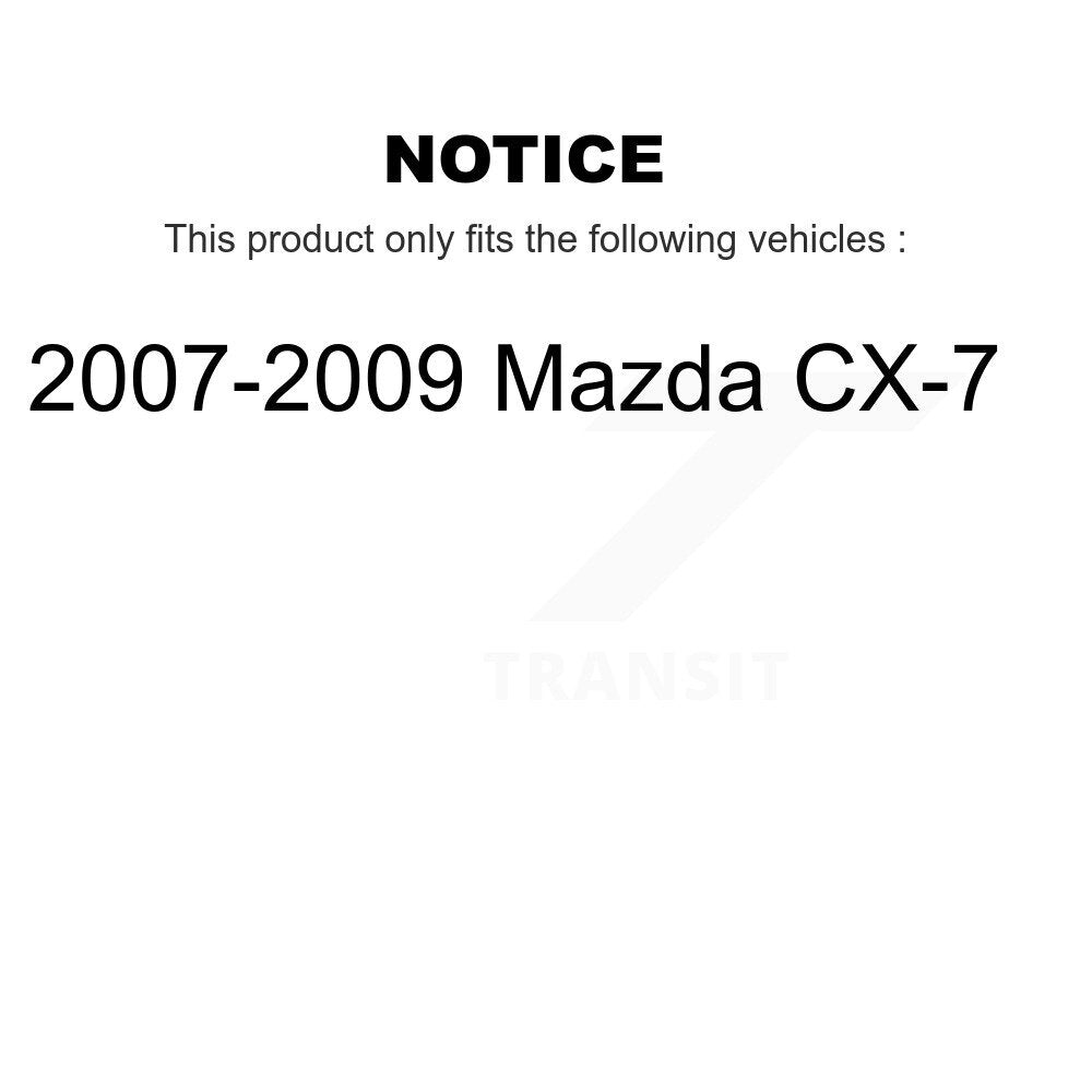 [Arrière] Kit d'amortisseur de suspension pour 2007-2009 Mazda CX-7 K78-100388