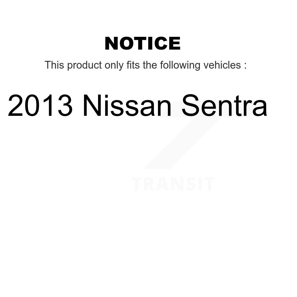 [Arrière] Kit d'amortisseur de suspension pour 2013 Nissan Sentra K78-100408