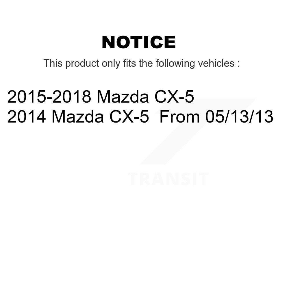 [Arrière] Kit d'amortisseur de suspension pour Mazda CX-5 K78-100413