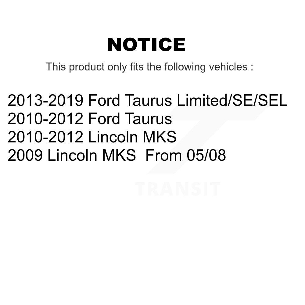 [Arrière] Kit d'amortisseur de suspension pour Ford Taurus Lincoln MKS K78-100417