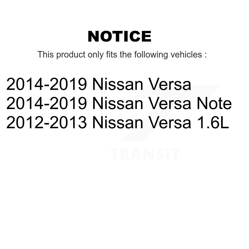 [Arrière] Kit d'amortisseur de suspension pour Nissan Versa Note K78-100420