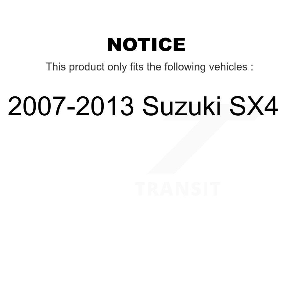 [Arrière] Kit d'amortisseur de suspension pour 2007-2013 Suzuki SX4 K78-100425