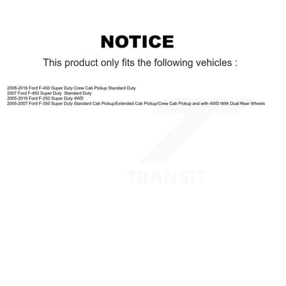 [Arrière] Amortisseur de suspension pour Ford F-250 Super Duty F-350 F-450 K78-100436