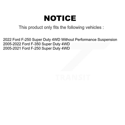[Avant] Kit d'amortisseur de suspension pour Ford F-250 Super Duty F-350 4WD K78-100482