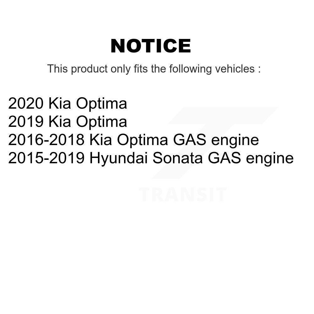[Arrière] Kit d'amortisseur de suspension pour Hyundai Sonata Kia Optima K78-100645