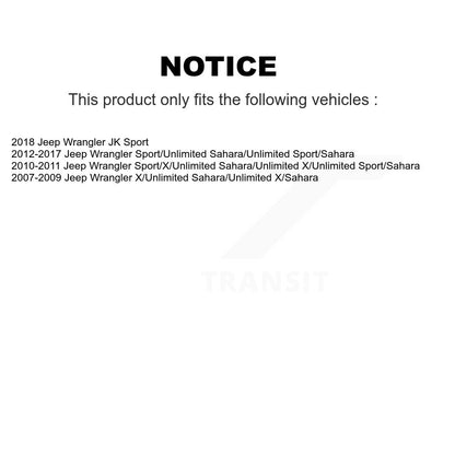 [Avant] Amortisseur de suspension pour Jeep Wrangler JK K78-100650