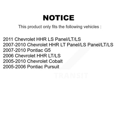 [Avant] Jambe de suspension pour Chevrolet Cobalt Pontiac G5 HHR Pursuit K78-100663