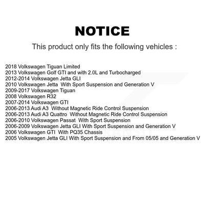 [Avant] Jambe de suspension pour Volkswagen Jetta Tiguan GTI Audi Golf Passat A3 Quattro K78-100667